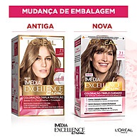 Tintura L'Oréal Excellence Louro Acinzentado 7.1: Cor Perfeita com Proteção Total - imagem 2