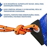 Lona Impermeável 10x4m + Corda: Proteção Total! - imagem 2