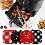 Tapete Protetor Silicone Universal para Air Fryer: Limpeza Fácil e Proteção Total! - imagem 1