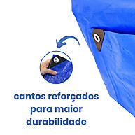 Lona Plástica Impermeável Azul 8x4 Starfer – Proteção Total - imagem 2