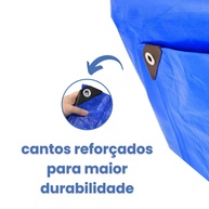 Lona Impermeável 5x4 Azul Starfer: Proteção Total! - imagem 2