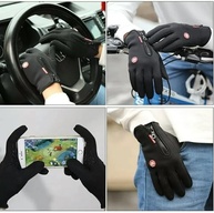 Luva Térmica Moto Touch Screen Unissex: Proteção Total contra Frio, Chuva e Vento - imagem 3
