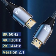 Cabo HDMI 2.1 8K 5 Metros: Imersão Total em Jogos e Filmes | PS5, Xbox Series X/S, TVs 4K/8K - imagem 3