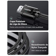 Cabo HDMI 2.1 UGreen 1,5m: Imersão Total em 4K/8K para PS5, TV e Home Theater - imagem 4