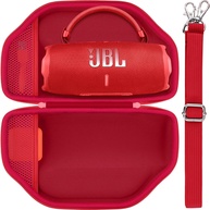 Capa Rígida Baval Premium para JBL Charge 6/5: Proteção Total e Estilo Vermelho - imagem 1