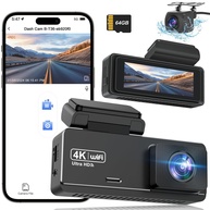 Câmera Veicular 4K Frontal e Traseira com WiFi e App - Segurança e Controle Total - imagem 1