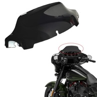 Para-brisa WYNMOTO 17,8cm Ondulado Preto para Harley Davidson Touring - Estilo e Proteção - imagem 1