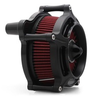 Filtro de Ar Esportivo para Harley Davidson: Sportster, Dyna, Softail, Touring M8 - Design Spike Black - imagem 4