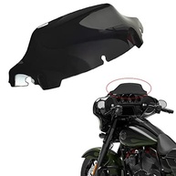 Para-brisa WYNMOTO 17,8cm Ondulado Preto para Harley Davidson Touring - Estilo e Proteção - imagem 2