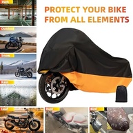 Capa de Moto Impermeável Laranja XXXL para Harley Davidson Street Glide Touring - Proteção Total! - imagem 3