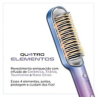 Escova Alisadora Mondial By Juliette com Tourmaline - imagem 2