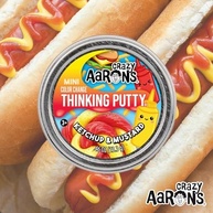 Matty's Toy Stop Crazy Aaron'S Putty Mini Latas Ketchup E Mostarda, Pickleball E Sushi Conjunto de Presente Pacote com 3 (13,3 G Cada) - imagem 3
