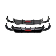 Difusor Para-choque Traseiro Toyota Camry 8ª Geração (2018-2023) - Gloss Black com Luz LED - imagem 4