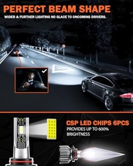 Faróis de Neblina 9012 LED para Toyota RAV4 2016-2018: Brilho Intenso e Instalação Plug and Play - imagem 3