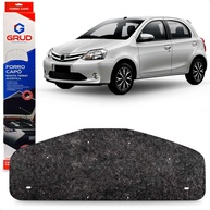 Manta Acústica Antichamas Premium para Capô Toyota Etios 2012-2015 com Presilhas Grud - imagem 1