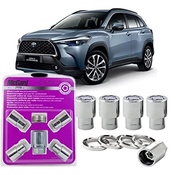 Trava Antifurto Porca de Roda Original Toyota Corolla, Hilux SW4, Yaris, RAV4 - Segurança Máxima com Chave Segredo - imagem 5