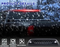 3ª Luz de Freio LED PIT66 para Toyota Tacoma 1995-2015: Segurança e Estilo com Lente Transparente - imagem 4