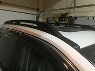 Rack de Teto e Barras Transversais em Alumínio Preto para Toyota RAV4 2019-2022 - imagem 5