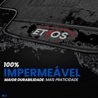 Jogo de Tapetes Automotivos Emborrachados para Toyota Etios Hatch (2010-2023) - 3 Peças Premium - imagem 4