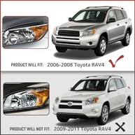Faróis Completos para Toyota RAV4 2006-2008: Renove o Visual e a Segurança - imagem 5