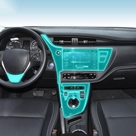 Película Protetora TPU Invisível para GPS Toyota Corolla 2019-2022 | Proteção HD - imagem 1