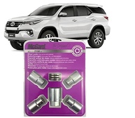 Trava Antifurto Porca de Roda Original Toyota Corolla, Hilux SW4, Yaris, RAV4 - Segurança Máxima com Chave Segredo - imagem 2