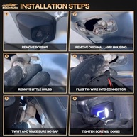 Kit 2 Lâmpadas LED Placa U-Neon Azul para Toyota Tacoma 1995-2004 - Iluminação Premium - imagem 5