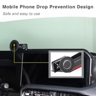 Suporte de Celular para Console Central Toyota Land Cruiser 250 Prado 2024 2025+ | Navegação Segura e Estilosa - imagem 3