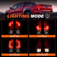 Par de Lanternas Traseiras Vermelhas MAYELLO para Toyota Tacoma 2016-2023: Plug & Play com Lâmpadas Inclusas - imagem 3