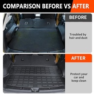 Tapete de Porta-Malas TPE Powoq para Subaru Crosstrek/XV (2018-2023) e Impreza Hatchback - Proteção Premium - imagem 4