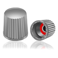Tampas de Válvula TPMS Cinza Original (20 Unidades) - Proteção e Vedação Superior para Pneus - imagem 1