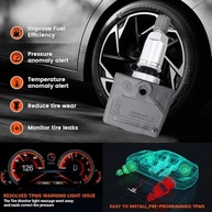 Sensor TPMS Pré-Programado 315MHz - Segurança e Precisão para seu Infiniti e Nissan - imagem 4