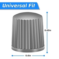 Tampas de Válvula TPMS Cinza Original (20 Unidades) - Proteção e Vedação Superior para Pneus - imagem 3