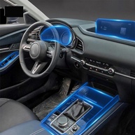 Película Protetora TPU para Central Multimídia Mazda CX-30 2020-2021: Anti-riscos e Ultra Transparente - imagem 1