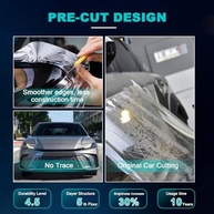 Película Protetora Tesla Model Y 2025 - TPU 8,5 Mil Transparente com Barras Frontais e Faróis - imagem 5