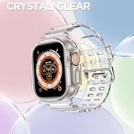 Pulseira DABAOZA Esportiva, com capa protetora, transparente, de TPU (poliuretano termoplástico) com glíter, para Apple Watch séries SE, Ultra,10, 9, 8, 7, 6, 5, 4, 3, 2 e 1 - imagem 5