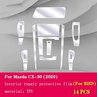 Película Protetora TPU Transparente PACSCI para Console Central Mazda CX-30 2020-2023 | Navegação Impecável - imagem 3