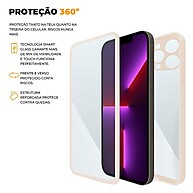Capa 360 iPhone 13 Pro Rosa – Proteção Total com Acrílico e TPU - imagem 2
