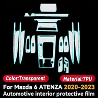 Película Protetora TPU Transparente PACSCI para Painel Navegação Mazda 6 Atenza 2017-2023 - Anti-Arranhões - imagem 3