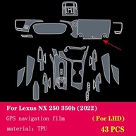 Proteção Premium para Interior Lexus NX 2022-2023: Filme TPU Anti-Risco para Console e GPS - imagem 3