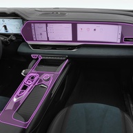 Proteção Premium para Console Geely Tugella 2021-2023: Película TPU Transparente e Resistente a Arranhões - imagem 1