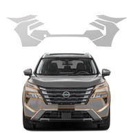 Película Protetora TPU 8,5 Mil para Nissan Rogue 2024-2025 | PPF Transparente Anti-Riscos com 7 Peças - imagem 1