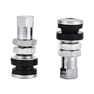 Kit 10 Hastes Válvula Pneu TR161 Curta Metal Cromado para Carro, Moto, ATV - Vedação Perfeita! - imagem 4
