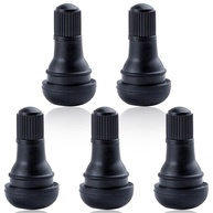 5 Hastes de Válvula de Pneu TR412 Preta - Segurança e Durabilidade para Seu Veículo - imagem 1