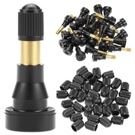 QWORK TR600HP: Kit 50 Hastes de Válvula de Pneu Latão Alta Pressão para Aro 11,5mm - imagem 1