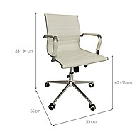Cadeira de Escritório Esteirinha Branca: Conforto e Estilo para o Trabalho - imagem 2