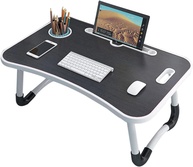 Suporte Dobrável para Laptop com Porta-Copos | Mesa Portátil para Trabalho e Estudo - imagem 1