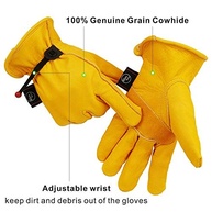 Luvas de Couro KIM YUAN Premium: Proteção e Conforto para Trabalho Pesado, Jardinagem e Moto (XXL) - imagem 3