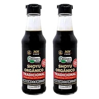 Kit 2X: Shoyu Orgânico Tradicional MN Food 150 ml - imagem 1