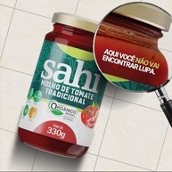 Kit 2 Molho De Tomate Tradicional Orgânico Sem Conservantes 330g - imagem 3